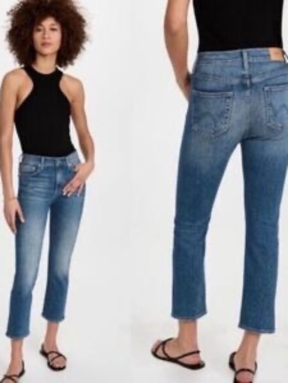 Edwin Elin Cropped Straight Jean